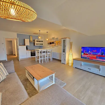 Duenenpark - Komfortplus Mit 1 Schlafzimmer Und Balkon Im Dachgeschoss 184 아파트 빈츠