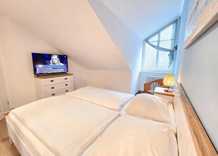Duenenpark - Klassik Mit 1 Schlafzimmer Und Balkon Im Dachgeschoss 184 아파트 빈츠