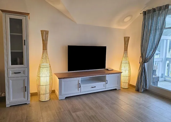 Duenenpark - Klassik Mit 1 Schlafzimmer Und Balkon Im Dachgeschoss 184 아파트