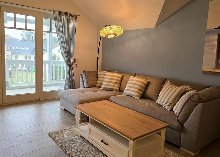 Duenenpark - Klassik Mit 1 Schlafzimmer Und Balkon Im Dachgeschoss 184 * 빈츠